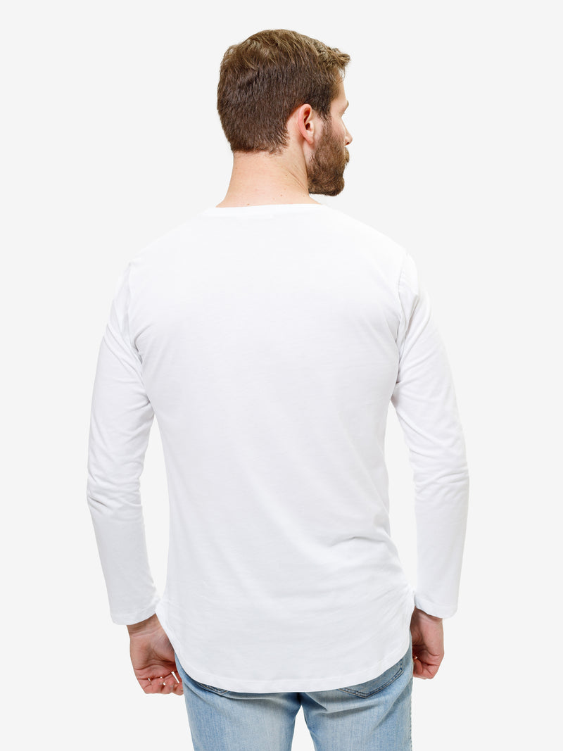READY Mens Top white back